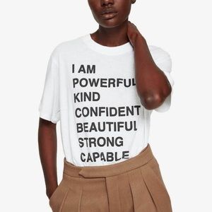 Anine bing I am powerful T shirt